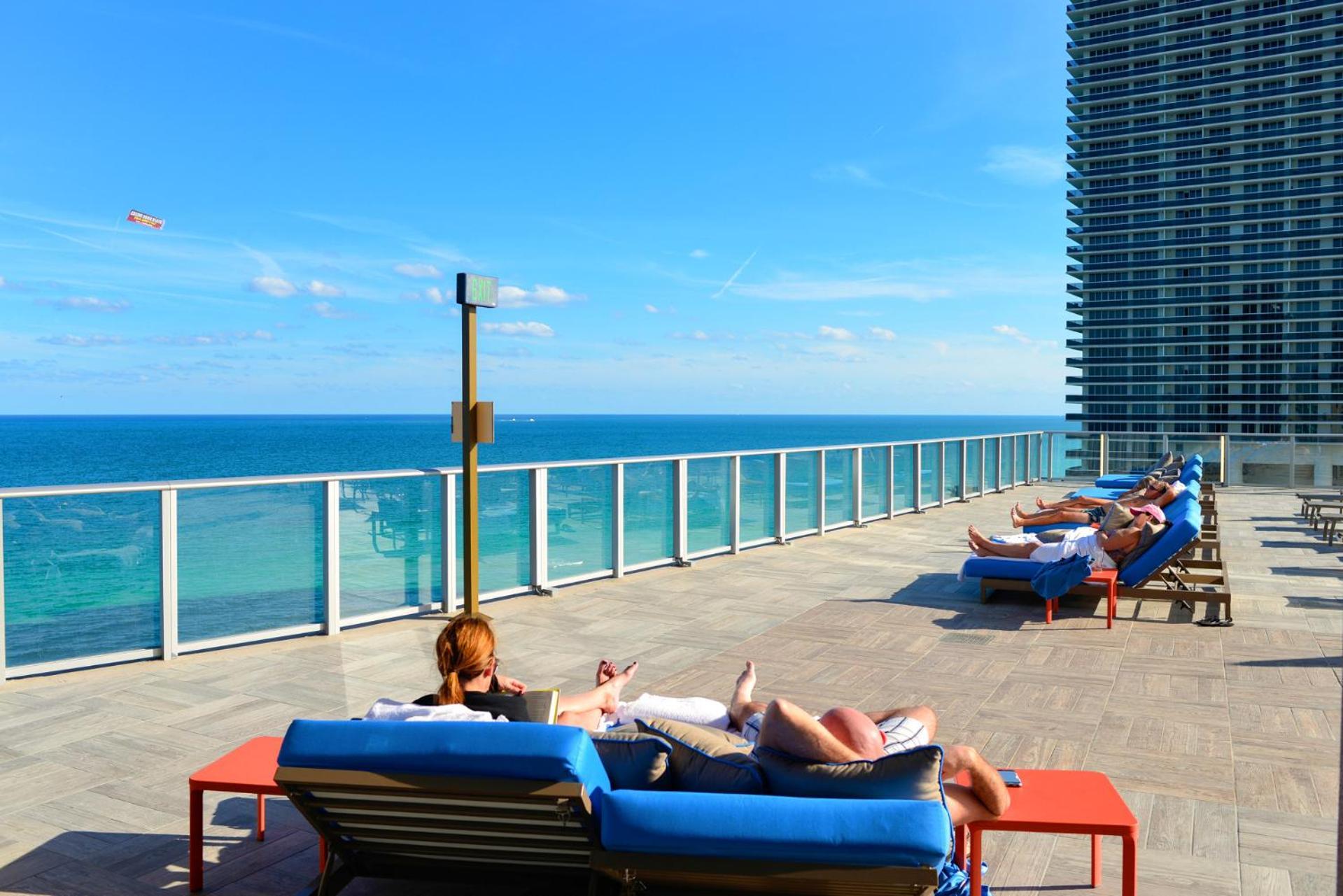 Wonderful 2/2 Condo W Ocean View At Hyde Beach Hollywood Eksteriør bilde
