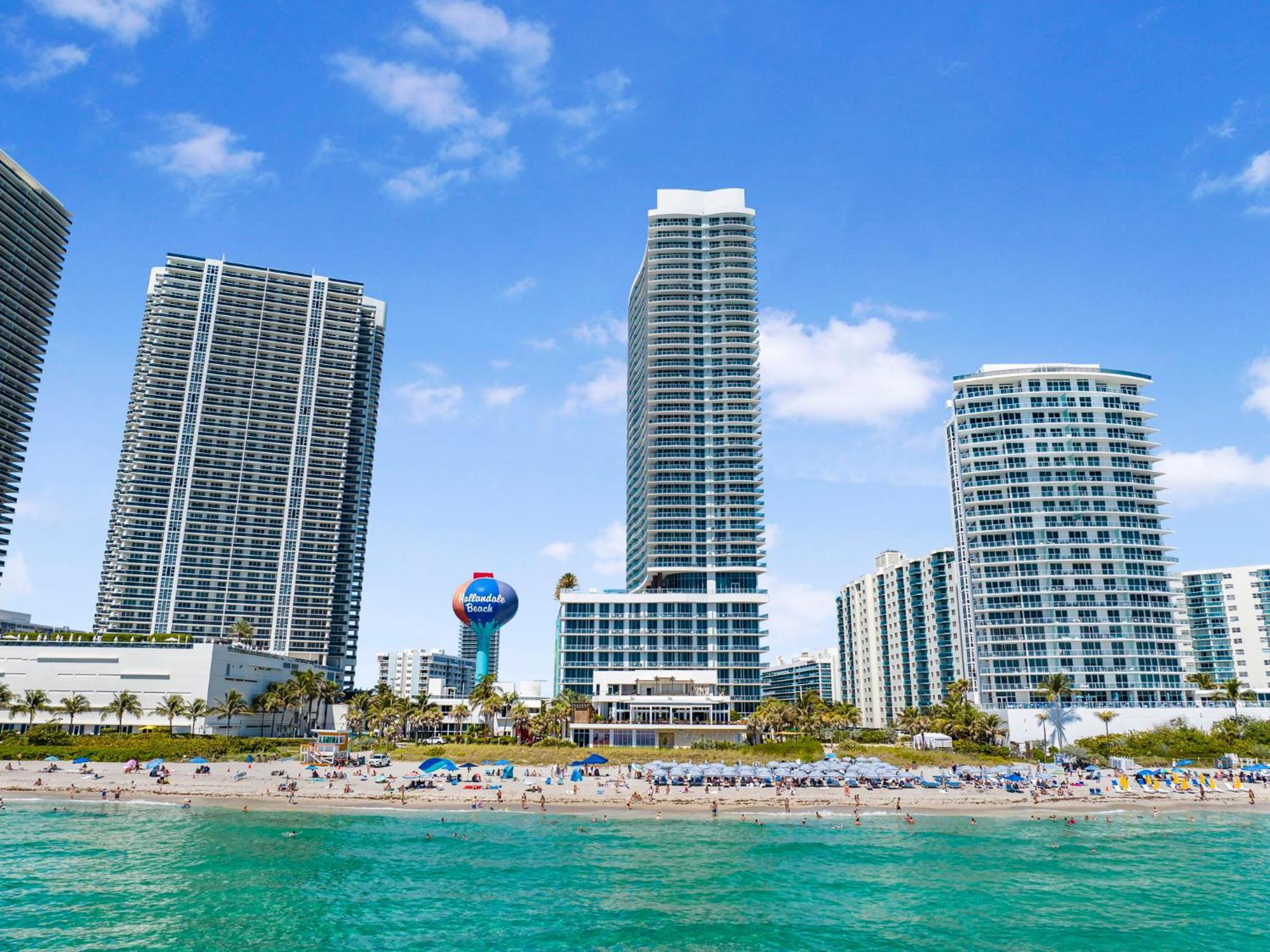 Wonderful 2/2 Condo W Ocean View At Hyde Beach Hollywood Eksteriør bilde